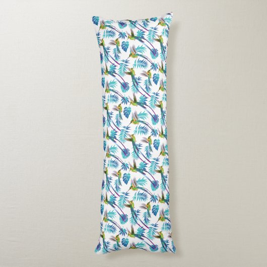 Coussins Longs Colibri à queue longue tropicale (Dos (Vertical))