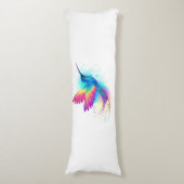 Coussins Longs Colibri arc-en-ciel exotique (Devant (Vertical))