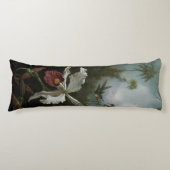 Coussins Longs Colibris et orchidée blanche par Martin J. Heade (Devant)