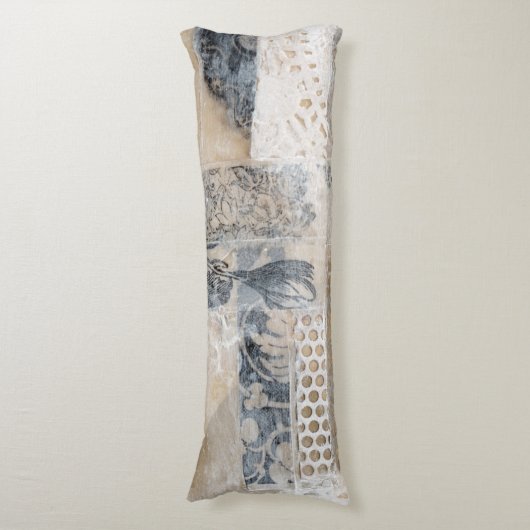 Coussins Longs Collage de dentelle I (Devant (Vertical))