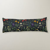Coussins Longs Collage de fleurs sauvages (Dos)
