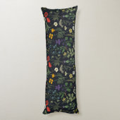 Coussins Longs Collage de fleurs sauvages (Dos (Vertical))