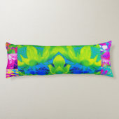 Coussins Longs Collage de jardin de tournesols en patchwork abstr (Dos)