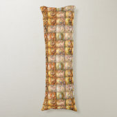 Coussins Longs Collage de motif de patchwork moderne (Devant (Vertical))