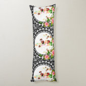 Coussins Longs Collage vintage (Dos (Vertical))