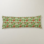 Coussins Longs Collection de Motifs de paniers de fruits - Fraise (Dos)