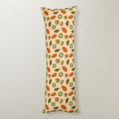 Coussins Longs Collection de Motifs de paniers de fruits - Kiwi (Dos (Vertical))