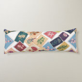 Coussins Longs Collection Timbres vintages, Thème Rétro (Dos)