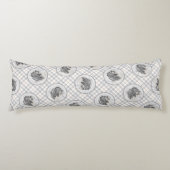 Coussins Longs Collie à poils Beardie Black Dessin mignon Chien A (Devant)