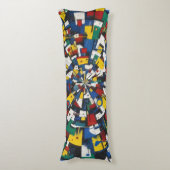 Coussins Longs Color Wheel of Expressions (Devant (Vertical))