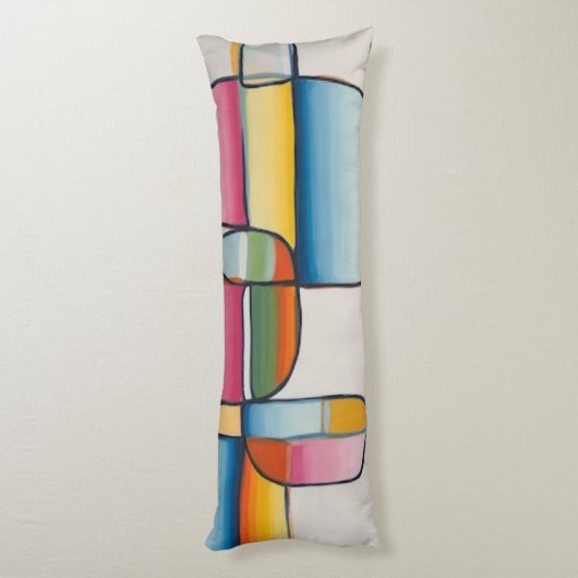 Coussins Longs Colorful Harmony (Dos (Vertical))