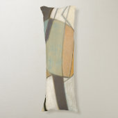 Coussins Longs Composition Abstraite avec des couleurs bouchées (Devant (Vertical))