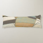 Coussins Longs Composition Abstraite avec des couleurs bouchées (Devant)