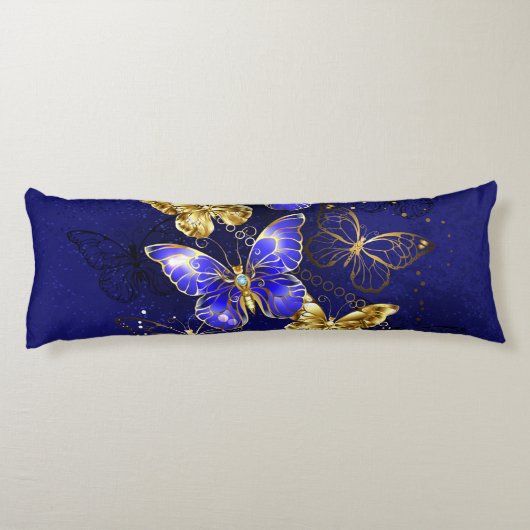 Coussins Longs Composition avec papillons Sapphire (Dos)