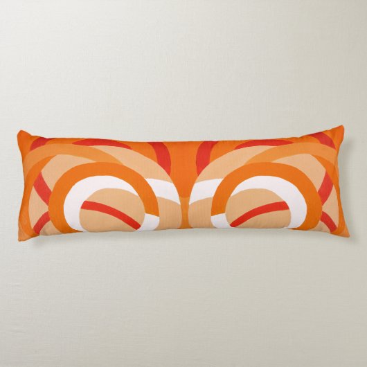 Coussins Longs Composition no 43 - Monochrome orange (Dos)