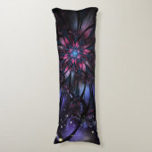 Coussins Longs Conception Abstraite des fleurs fractales. (Devant (Vertical))