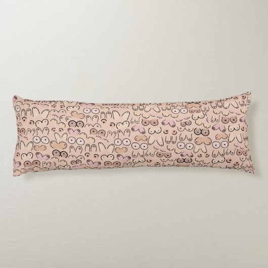 Coussins Longs Conception amusante pour le sein neutre (Dos)