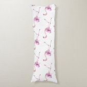 Coussins Longs Conception de la série de Flamants roses d'appel d (Devant (Vertical))