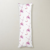 Coussins Longs Conception de la série de Flamants roses d'appel d (Dos (Vertical))