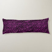 Coussins Longs Conception de la série Leopard violet et or 3 (Dos)