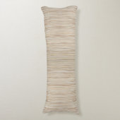 Coussins Longs Conception de lignes brunes abstraites mignonnes (Devant (Vertical))