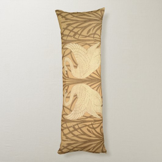 Coussins Longs Conception de papier peint de cygne (Dos (Vertical))
