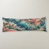 Coussins Longs Conception de récif corallien tropical (Dos)