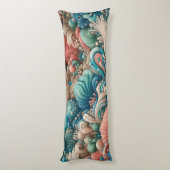 Coussins Longs Conception de récif corallien tropical (Dos (Vertical))