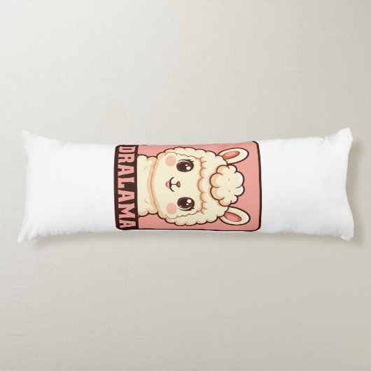 Coussins Longs Conception d'illustration de lama mignon (Devant)