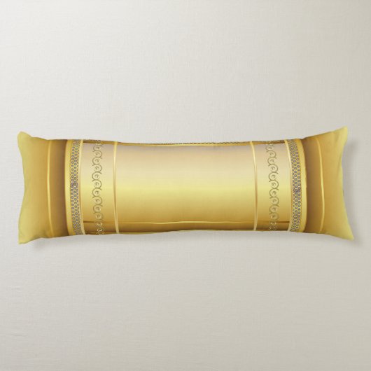 Coussins Longs Conception élégante d'or (Dos)