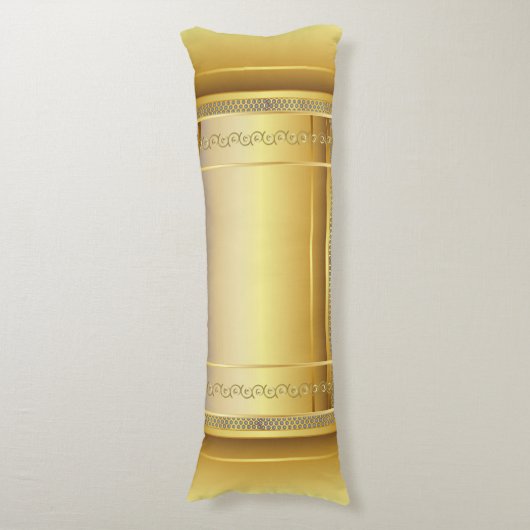 Coussins Longs Conception élégante d'or (Devant (Vertical))