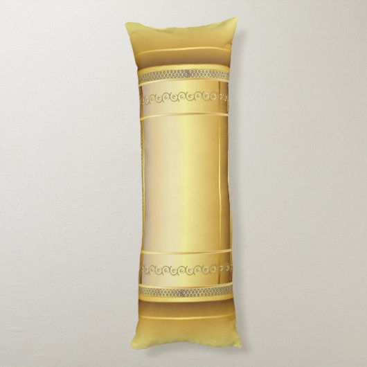 Coussins Longs Conception élégante d'or (Dos (Vertical))