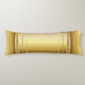 Coussins Longs Conception élégante d'or (Devant)