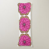 Coussins Longs Conception MAGENTA de POINSETTIA (devant Vertical)