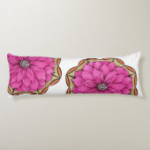 Coussins Longs Conception MAGENTA de POINSETTIA (Dos)