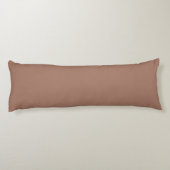 Coussins Longs Conception Marron Chocolat Clair Mousse de Mocha (Dos)