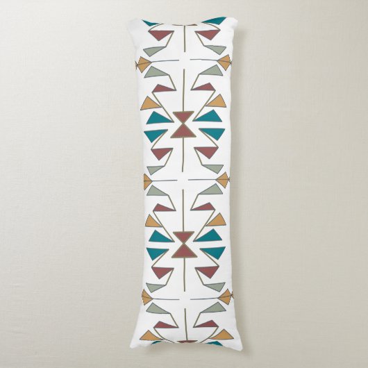Coussins Longs Conception Motif du triangle oblique du sud-ouest (Devant (Vertical))