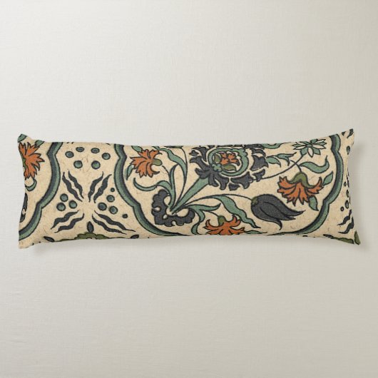 Coussins Longs Conception persane florale décorative de tuile (Dos)