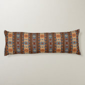 Coussins Longs Conception sud-ouest Adobe Grey Brown Tribal Motif (Dos)