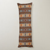 Coussins Longs Conception sud-ouest Adobe Grey Brown Tribal Motif (Dos (Vertical))