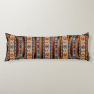 Coussins Longs Conception sud-ouest Adobe Grey Brown Tribal Motif