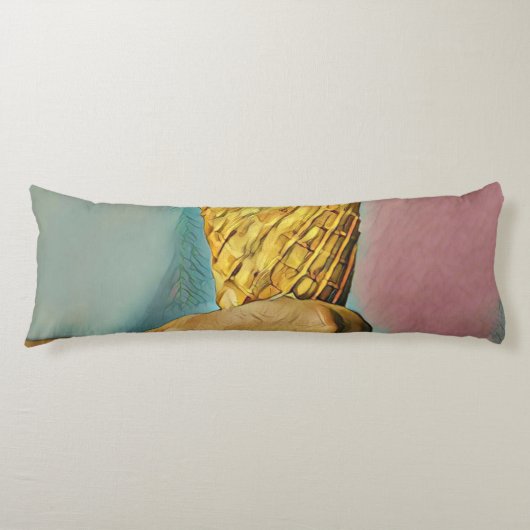 Coussins Longs cône vintage de crème glacée (Devant)