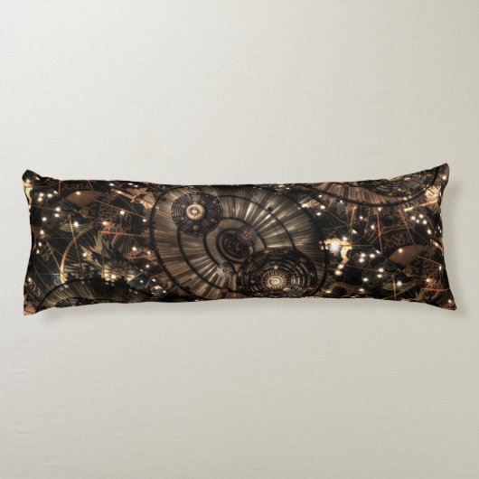 Coussins Longs Constellations Zodiac mécanique Steampunk (Dos)