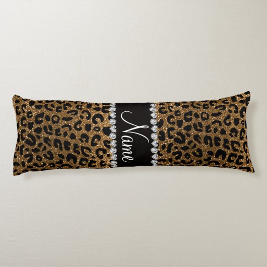 Coussins Longs Copie nommée faite sur commande de guépard de (Dos)