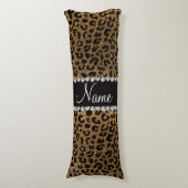 Coussins Longs Copie nommée faite sur commande de guépard de (Devant (Vertical))