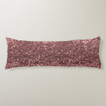 Coussins Longs Copie rose moderne de rose de parties<br><div class="desc">Ajoutez une certaine étincelle à votre literie avec ce coussin fabuleux de corps d'impression de parties scintillantes de faux dans le rose rose d'or. Tout le style des parties scintillantes avec aucun du scratchiness sur ce coussin mou et gentil à croquer de corps.</div>