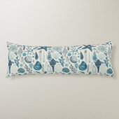 Coussins Longs Coques de mer sur le blanc (Devant)