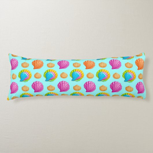 Coussins Longs Coquillages Colorés (Devant)