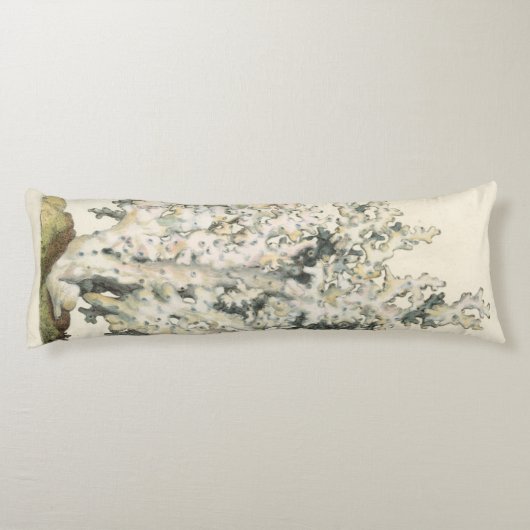 Coussins Longs Corail d'aquarelle antique (Dos)