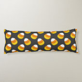 Coussins Longs Corne de bonbons d'Halloween (Dos)